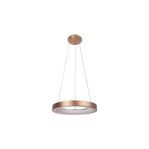 Lampa wisząca Carmella złoto-biała LED 1x50W Neutralna biel 3350lm Rabalux 964526 Lampa wisząca Carmella złoto-biała LED 1x50W Neutralna biel 3350lm Rabalux 964526