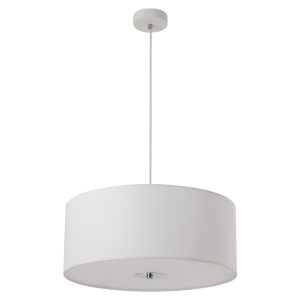 Lampa wisząca Carmen 3-punktowa tkaninowa biała 854793 Lampa wisząca Carmen 3-punktowa tkaninowa biała 854793