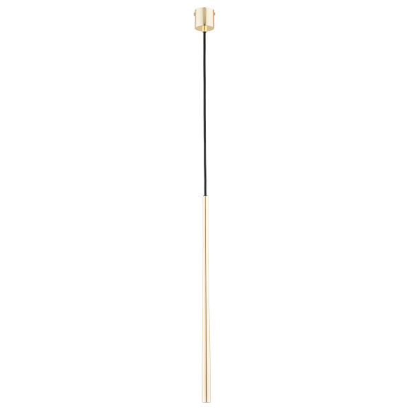 Lampa wisząca CARMEN tuba mosiężno-złota 1xG9x10W IP20 Alfa 1019160