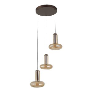 Lampa wisząca Carote miedziana LED 16W 3000K 1002lm Italux 984884 Lampa wisząca Carote miedziana LED 16W 3000K 1002lm Italux 984884