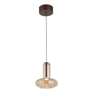 Lampa wisząca Carote miedziana LED 5W 3000K 233lm Italux 984915 Lampa wisząca Carote miedziana LED 5W 3000K 233lm Italux 984915