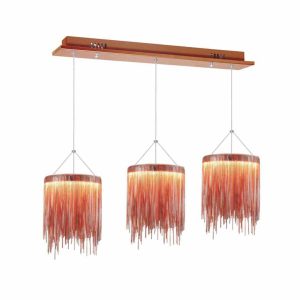 Lampa wisząca CASCATA miedziana LED 3x54W Ciepła biel 1350lm Milagro 857810 Lampa wisząca CASCATA miedziana LED 3x54W Ciepła biel 1350lm Milagro 857810
