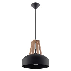 Lampa wisząca Casco stalowa czarna 52428 Lampa wisząca Casco stalowa czarna 52428
