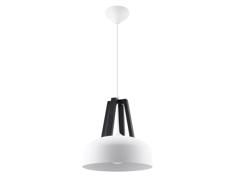 Lampa wisząca Casco szklana biała 52425