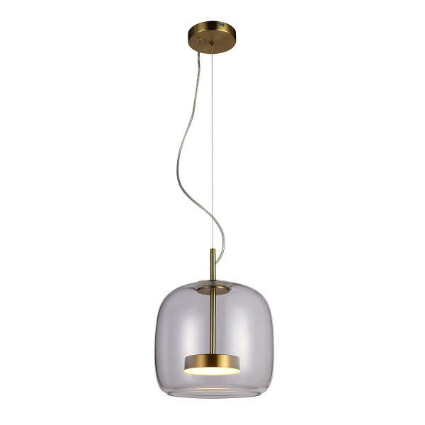 Lampa wisząca CASTE złota LED 1x10W Ciepła biel 850lm Italux 836936