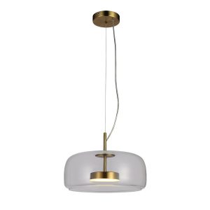 Lampa wisząca CASTE złota LED 1x10W Ciepła biel 850lm Italux 837419 Lampa wisząca CASTE złota LED 1x10W Ciepła biel 850lm Italux 837419