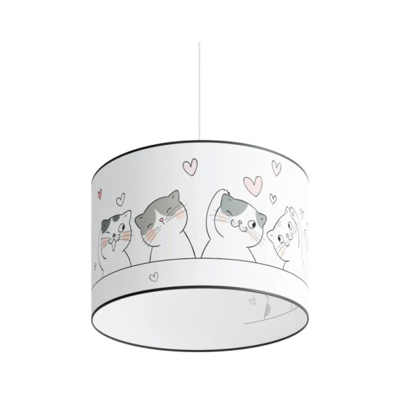 Lampa wisząca CAT 40 biała 995477