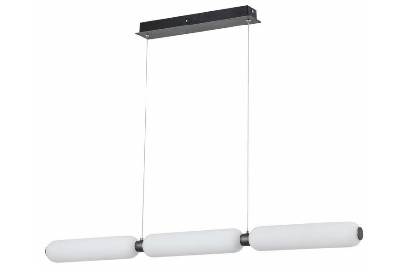 Lampa wisząca Catkin czarna LED 3x8W Neutralna biel 1920lm Reality 845211