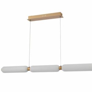 Lampa wisząca Catkin złota LED 3x8W Neutralna biel 1920lm Reality 847910 Lampa wisząca Catkin złota LED 3x8W Neutralna biel 1920lm Reality 847910
