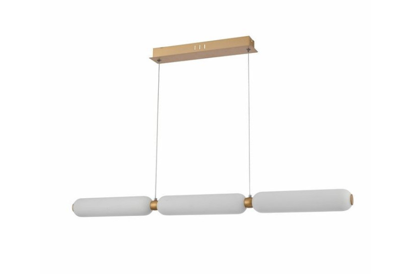 Lampa wisząca Catkin złota LED 3x8W Neutralna biel 1920lm Reality 847910