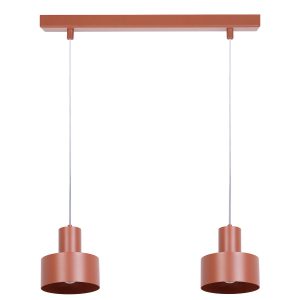 Lampa wisząca ceglana RIF 2xE27x15W wym: 70x42x15 cm Sigma Lighting 836147 Lampa wisząca ceglana RIF 2xE27x15W wym: 70x42x15 cm Sigma Lighting 836147