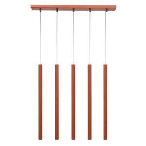 Lampa wisząca ceglana SOPEL 5xG9x3W wym: 80x60x5 cm Sigma Lighting 836048 Lampa wisząca ceglana SOPEL 5xG9x3W wym: 80x60x5 cm Sigma Lighting 836048