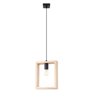 Lampa wisząca CELARO naturalne drewno 1xE27x15W IP20 Pure Lume 1027030