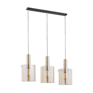 Lampa wisząca CELENA czarna 3xE27x15W wym:90x75x18cm IP20 Alfa 1026930