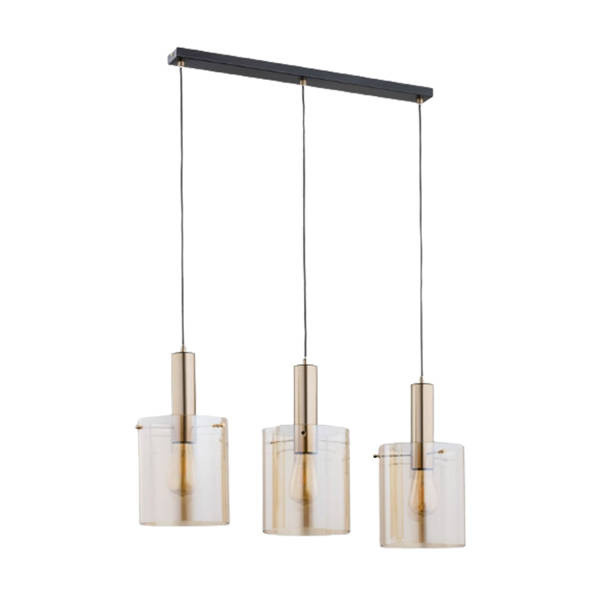 Lampa wisząca CELENA czarna 3xE27x15W wym:90x75x18cm IP20 Alfa 1026930