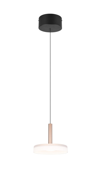 Lampa wisząca CELESTE odcienie brązo-czarna LED 10W 3000K 1100lm IP20 Trio 1019447