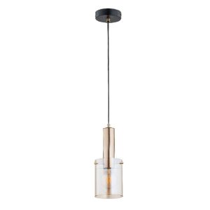 Lampa wisząca CELIA czarno-mosiężny 1xE27x15W wym:90x15x15cm IP20 Alfa 986328 Lampa wisząca CELIA czarno-mosiężny 1xE27x15W wym:90x15x15cm IP20 Alfa 986328