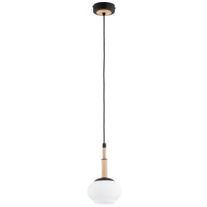 Lampa wisząca CERES drewniane wstawki czarna 1xE14x10W IP20 Alfa 1019173 Lampa wisząca CERES drewniane wstawki czarna 1xE14x10W IP20 Alfa 1019173