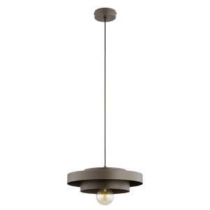 Lampa wisząca CEROTI podwójny klosz brązowa 1xE27x15W IP20 Alfa 1025331 Lampa wisząca CEROTI podwójny klosz brązowa 1xE27x15W IP20 Alfa 1025331