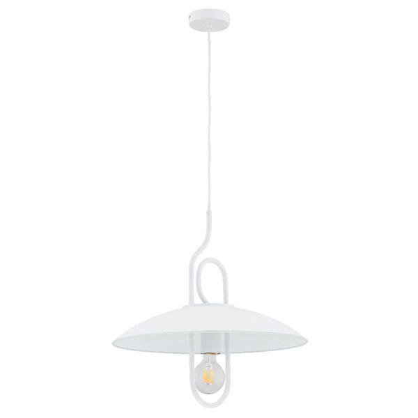 Lampa wisząca Chee biała 1xE27x60W wym:90x47x47cm IP20 Alfa 1019372
