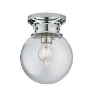 Lampa wisząca CHESWICK chromowana 1xE27x20W wym:24,5x20x20cm IP44 Endon 1030366