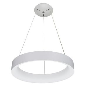 Lampa wisząca Chiara biała LED 1x42W Ciepła biel 2310lm Italux 854381 Lampa wisząca Chiara biała LED 1x42W Ciepła biel 2310lm Italux 854381