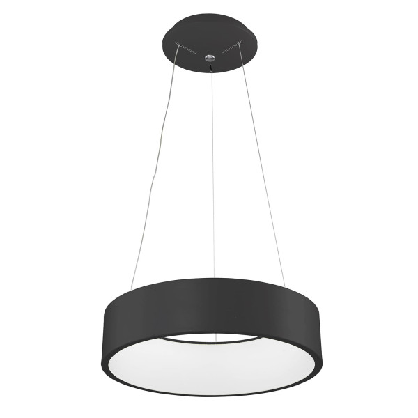 Lampa wisząca Chiara czarno-biała LED 1x32W Ciepła biel 1760lm Italux 854260