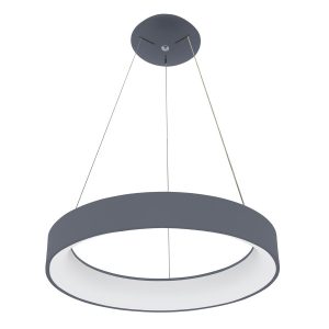 Lampa wisząca Chiara świecąca obręcz szara LED 42W 3000K 2310lm IP20 Italux 1019330 Lampa wisząca Chiara świecąca obręcz szara LED 42W 3000K 2310lm IP20 Italux 1019330