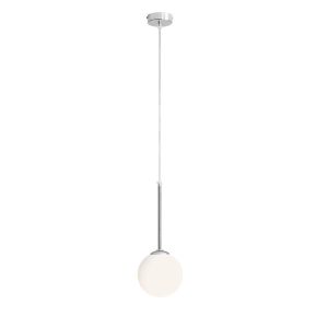 Lampa wisząca chromowana-biała Bosso 1xE14x10W wym: 200x14x14 cm Aldex 852584 Lampa wisząca chromowana-biała Bosso 1xE14x10W wym: 200x14x14 cm Aldex 852584