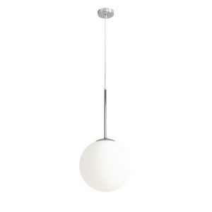 Lampa wisząca chromowana-biała Bosso 1xE27x15W wym: 200x30x30 cm Aldex 852559 Lampa wisząca chromowana-biała Bosso 1xE27x15W wym: 200x30x30 cm Aldex 852559