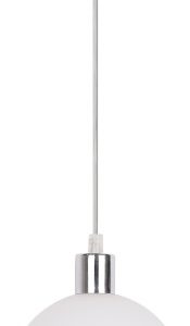 Lampa wisząca chromowana-biała ODEN 1xG9x40W wym: 90x15x15 cm Candellux 924162 Lampa wisząca chromowana-biała ODEN 1xG9x40W wym: 90x15x15 cm Candellux 924162