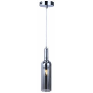 Lampa wisząca chromowana Bottle 1xE27x40W wym: 120×8,5×8 cm Reality 845939 Lampa wisząca chromowana Bottle 1xE27x40W wym: 120×8,5×8 cm Reality 845939
