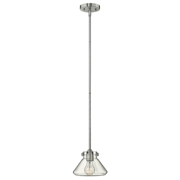 Lampa wisząca chromowana Congress 1xE27x60W wym: 90,2x20,3x20,3 cm Hinkley 849196