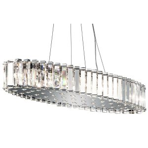 Lampa wisząca chromowana Crystal Skye 12xG9x3W Kichler 849357 Lampa wisząca chromowana Crystal Skye 12xG9x3W Kichler 849357