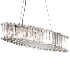 Lampa wisząca chromowana Crystal Skye 8xG9x3W Kichler 849566 Lampa wisząca chromowana Crystal Skye 8xG9x3W Kichler 849566