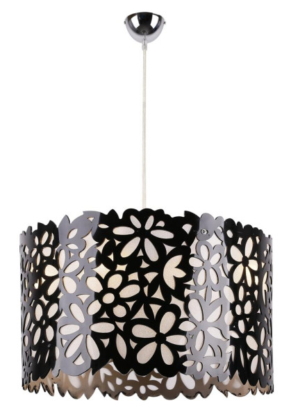 Lampa wisząca chromowana-czarna SIMONA 3xE14x40W Candellux 924008
