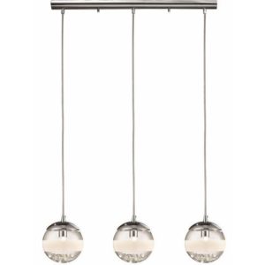 Lampa wisząca chromowana Dream 3xG9x33W wym: 70x60x11 cm Reality 845189 Lampa wisząca chromowana Dream 3xG9x33W wym: 70x60x11 cm Reality 845189