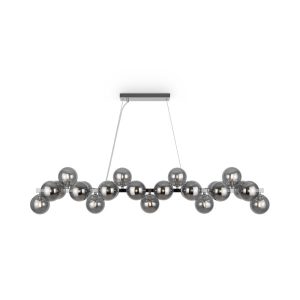 Lampa wisząca chromowana dymiona DALLAS 25xG9x28W Maytoni 852774 Lampa wisząca chromowana dymiona DALLAS 25xG9x28W Maytoni 852774