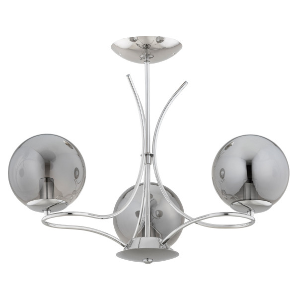 Lampa wisząca chromowana dymiona SENTIA 3xE14x10W wym: 45x50x50 cm Alfa 836345