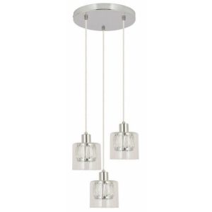 Lampa wisząca chromowana Elmo 3xE14x40W wym: 120x25x25 cm Reality 845336 Lampa wisząca chromowana Elmo 3xE14x40W wym: 120x25x25 cm Reality 845336