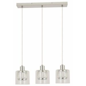 Lampa wisząca chromowana Elmo 3xE14x40W wym: 120x47x12 cm Reality 847906 Lampa wisząca chromowana Elmo 3xE14x40W wym: 120x47x12 cm Reality 847906