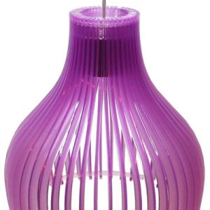 Lampa wisząca chromowana-fioletowa Buren 1xE27x60W Candellux 924038 Lampa wisząca chromowana-fioletowa Buren 1xE27x60W Candellux 924038