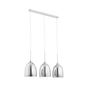 Lampa wisząca chromowana-grafit Ronda 3xE27x60W wym: 100x70x18 cm Alfa 854617 Lampa wisząca chromowana-grafit Ronda 3xE27x60W wym: 100x70x18 cm Alfa 854617