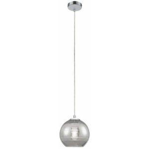 Lampa wisząca chromowana Jaron 1xE27x40W wym: 120x20x20 cm Reality 846036