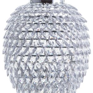 Lampa wisząca chromowana kryształowa 60646