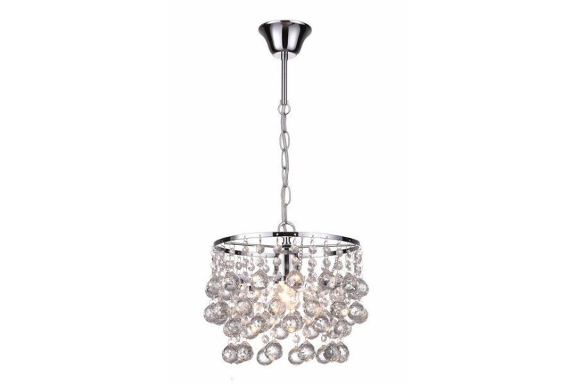 Lampa wisząca chromowana London crystal 1xE27x60W wym: 120x25x25 cm Reality 854690