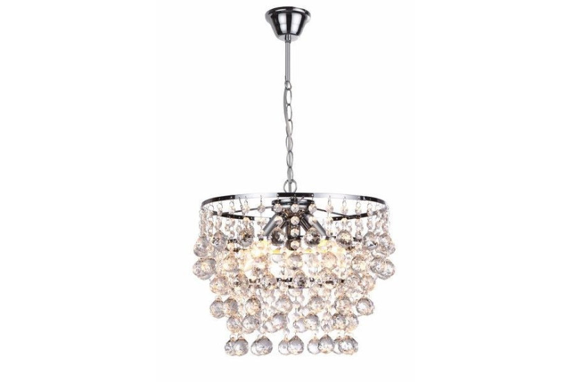 Lampa wisząca chromowana London crystal 3xE14x40W wym: 97x34x34 cm Reality 854540