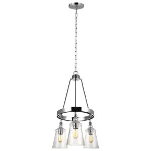 Lampa wisząca chromowana Loras 3xE27x60W wym: 224,8×47,9×47,9 cm Quintiesse 850251 Lampa wisząca chromowana Loras 3xE27x60W wym: 224,8×47,9×47,9 cm Quintiesse 850251