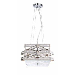 Lampa wisząca chromowana Marcella 4xG9x33W wym: 120x40x40 cm Reality 846545 Lampa wisząca chromowana Marcella 4xG9x33W wym: 120x40x40 cm Reality 846545