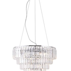 Lampa wisząca chromowana MONACOP 15xG9x40W wym: 150x60x60 cm Maxlight 846442 Lampa wisząca chromowana MONACOP 15xG9x40W wym: 150x60x60 cm Maxlight 846442